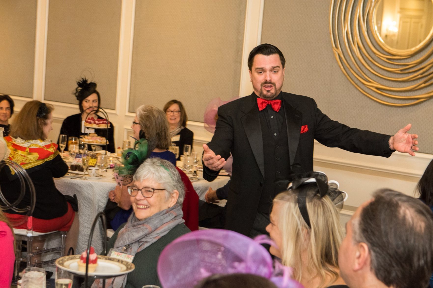 Pedro Barbosa performs at Royal Tea with Winter Opera